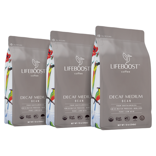Lifeboost Coffee Medium Roast Decaf Decaf Roast Light Slate Gray Whole Bean / 3