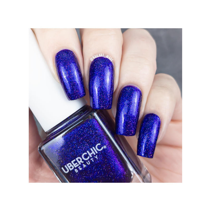 UberChic Beauty Deep Freeze - Holographic Polish Regular Polish Light Gray