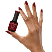 Madam Glam Deep Burgundy White Smoke