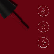 Madam Glam Deep Burgundy Dark Red