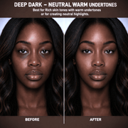 Sydoni Skincare and Beauty SYDONI FULL COVERAGE CREAM CONCEALER – Maximum Coverage, Seamless Skin .5 OZ. Cream Concealer Black Deep Dark-Dark Warm Chestnut Brown