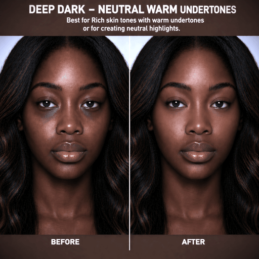 Sydoni Skincare and Beauty SYDONI FULL COVERAGE CREAM CONCEALER – Maximum Coverage, Seamless Skin .5 OZ. Cream Concealer Black Deep Dark-Dark Warm Chestnut Brown