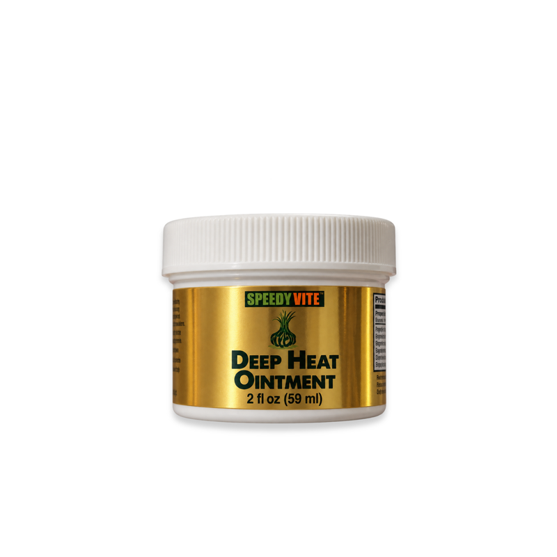 SpeedyVite® Deep Heat Muscle Ointment (5 oz) | Menthol, Arnica & Cayenne | SpeedyVite® Topical Light Gray 1x 2oz