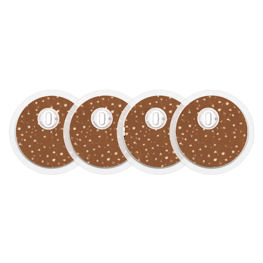 Peelz Deer Hide Sticker Designed for the FreeStyle Libre 3 Plus & Lingo  Sensor Peelz/Stickers White Smoke 4-pack (Set of 4 Stickers)