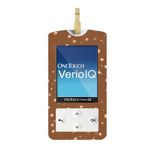 Peelz Deer Hide for OneTouch Verio IQ Glucometer Peelz/Stickers White Smoke