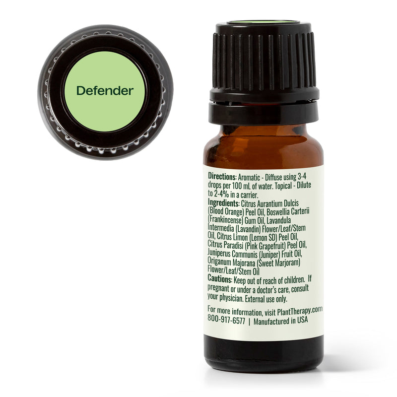 Plant Therapy Defender Essential Oil Blend Essential Oil Dark Slate Gray 10 mL,30 mL