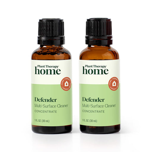 Plant Therapy Defender Multi-Surface Cleaner 30 mL 2 Pack Household White Smoke