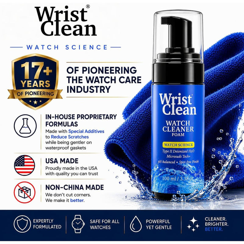 WristClean Deluxe Watch Cleaning Kit Watch Kits White Smoke 1 Deluxe PLUS Watch Kit