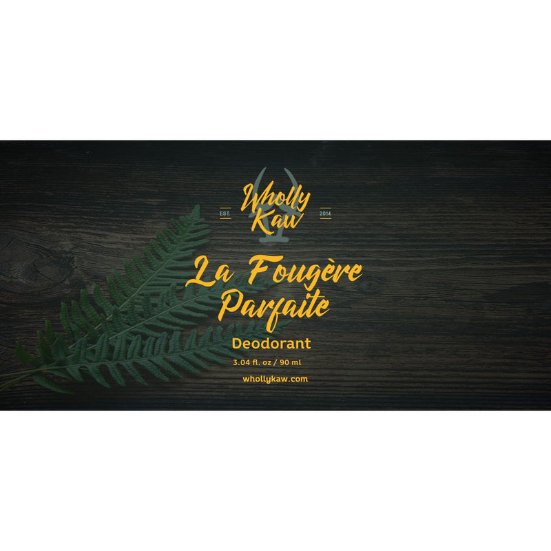 WhollyKaw Aluminum-Free Deodorant - La Fougère Parfaite | WhollyKaw Deodorant Dark Slate Gray 1,2,6,4