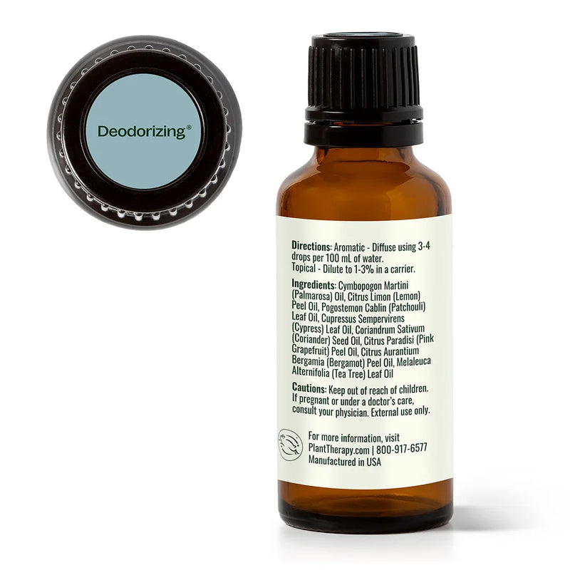 Plant Therapy Deodorizing Essential Oil Blend Essential Oil White Smoke 10 mL,30 mL,100 mL