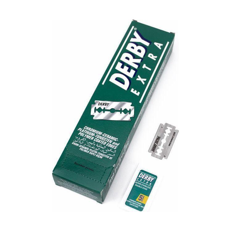 Derby Derby Extra Chromium-Ceramic-Platinum Double Edge Razor Blades - 20x5 Blades Razor Blades Lavender