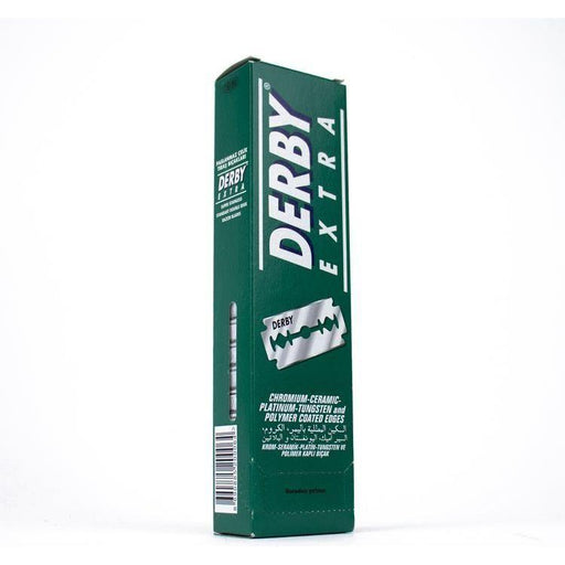 Derby Derby Extra Chromium-Ceramic-Platinum Double Edge Razor Blades - 20x5 Blades Razor Blades White Smoke
