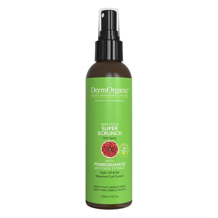 DermOrganic Official Shop Fixe Super Hold Spray Styling Yellow Green 8 fl oz (236ml)