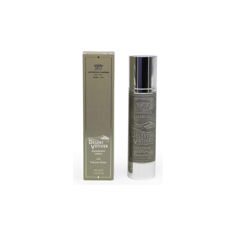 Saponificio Varesino Saponificio Varesino Deodorant Lotion Collection Deodorant Lotion Dim Gray Desert Vetiver 100 ml