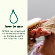 Plant Therapy Detangler Frizz-Taming Spray Hair & Skin Care Seashell 8 oz