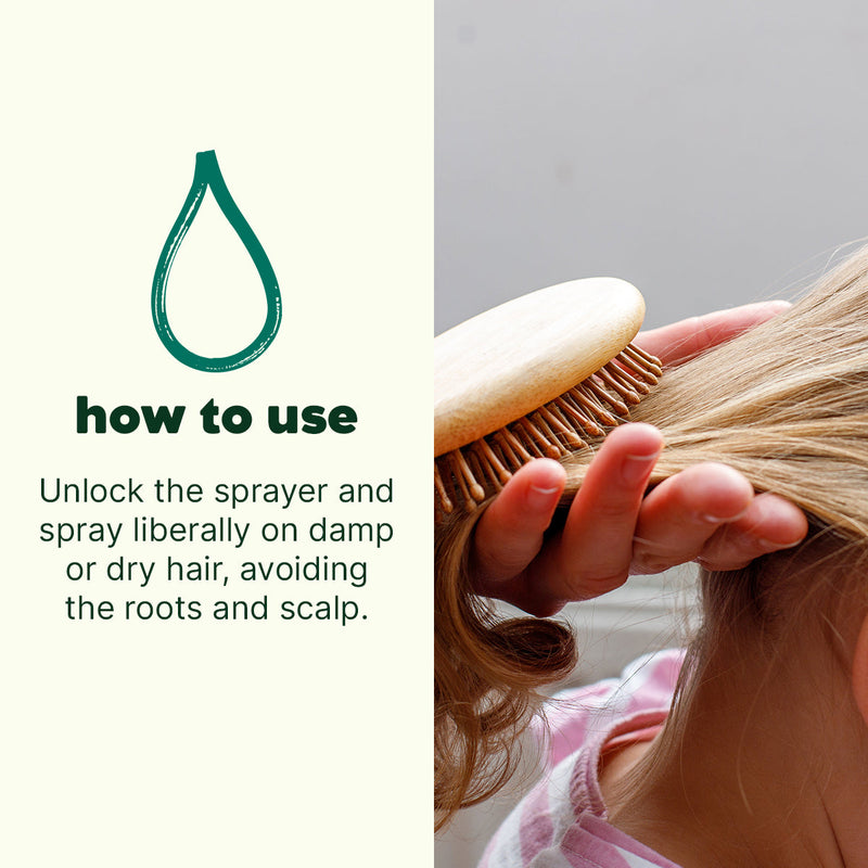 Plant Therapy Detangler Frizz-Taming Spray Hair & Skin Care Seashell 8 oz