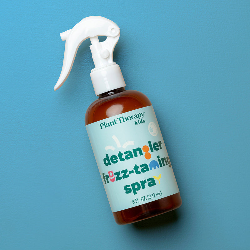 Plant Therapy Detangler Frizz-Taming Spray Hair & Skin Care Cadet Blue 8 oz