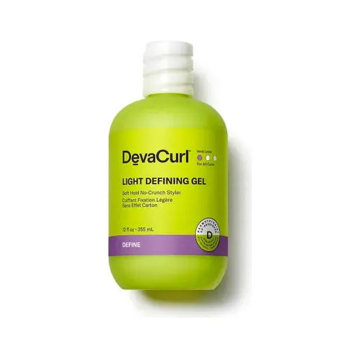 Devacurl Devacurl Light Defining Gel Soft Hold Non-Crunchy Styler 12oz Hair Styling Gel Yellow Green