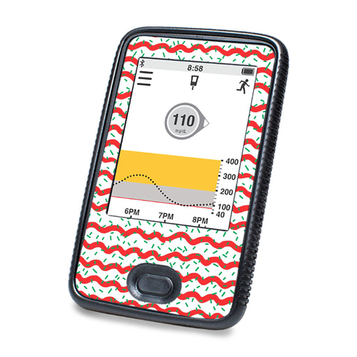 Peelz Christmas Icing Dexcom G6 Touchscreen Receiver Sticker - Pump Peelz Peelz/Stickers White Smoke