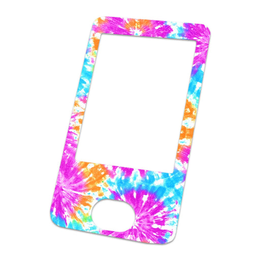 Peelz Neon Tie Dye DEXCOM G6 Touchscreen Receiver Peelz/Stickers White Smoke