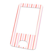 Peelz Peppermint Stripes Dexcom G6 Touchscreen Receiver Sticker - Pump Peelz Peelz/Stickers White Smoke