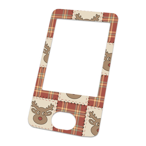 Peelz Rustic Reindeer Dexcom G6 Touchscreen Receiver Sticker - Pump Peelz Peelz/Stickers White Smoke
