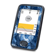 Peelz Monochrome Blue Tie Dye DEXCOM G6 Touchscreen Receiver Peelz/Stickers White Smoke
