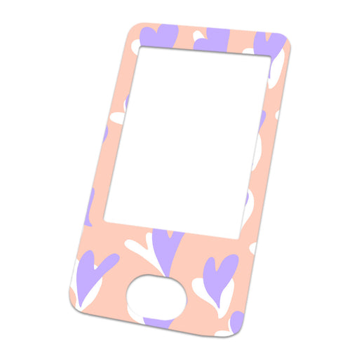 Peelz Lavender Love DEXCOM G6 Touchscreen Receiver Peelz/Stickers White Smoke