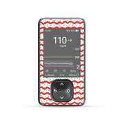 Peelz Christmas Icing Dexcom G7 and G6 Touchscreen Receiver Sticker - Pump Peelz Peelz/Stickers Dim Gray