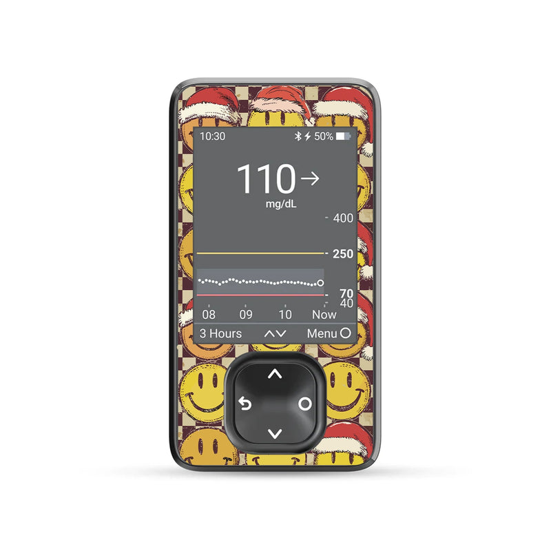 Peelz Merry Mischief Dexcom G7 and G6 Touchscreen Receiver Sticker - Pump Peelz Peelz/Stickers Dim Gray