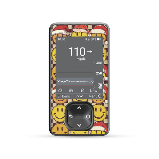 Peelz Merry Mischief Dexcom G7 and G6 Touchscreen Receiver Sticker - Pump Peelz Peelz/Stickers Dim Gray