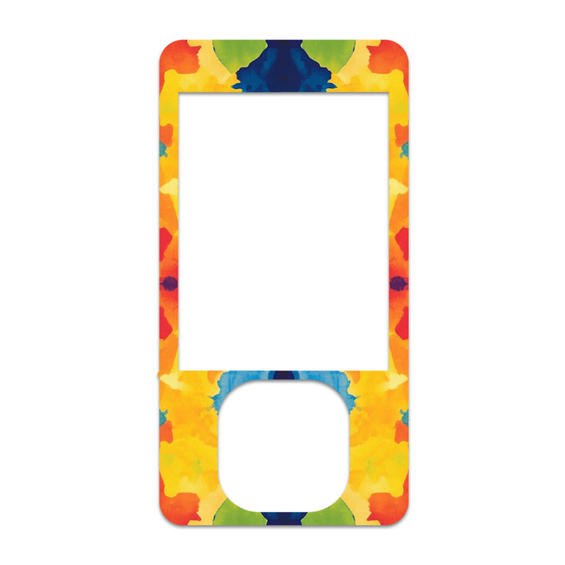 Peelz Bright Tie Dye DEXCOM G7 and G6 Touchscreen Receiver Sticker Peelz/Stickers White Smoke