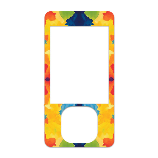 Peelz Bright Tie Dye DEXCOM G7 and G6 Touchscreen Receiver Sticker Peelz/Stickers White Smoke