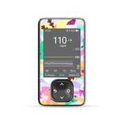 Peelz Christmas Pastel Sticker for DEXCOM G7 and G6 Touchscreen Receiver Peelz/Stickers Dim Gray