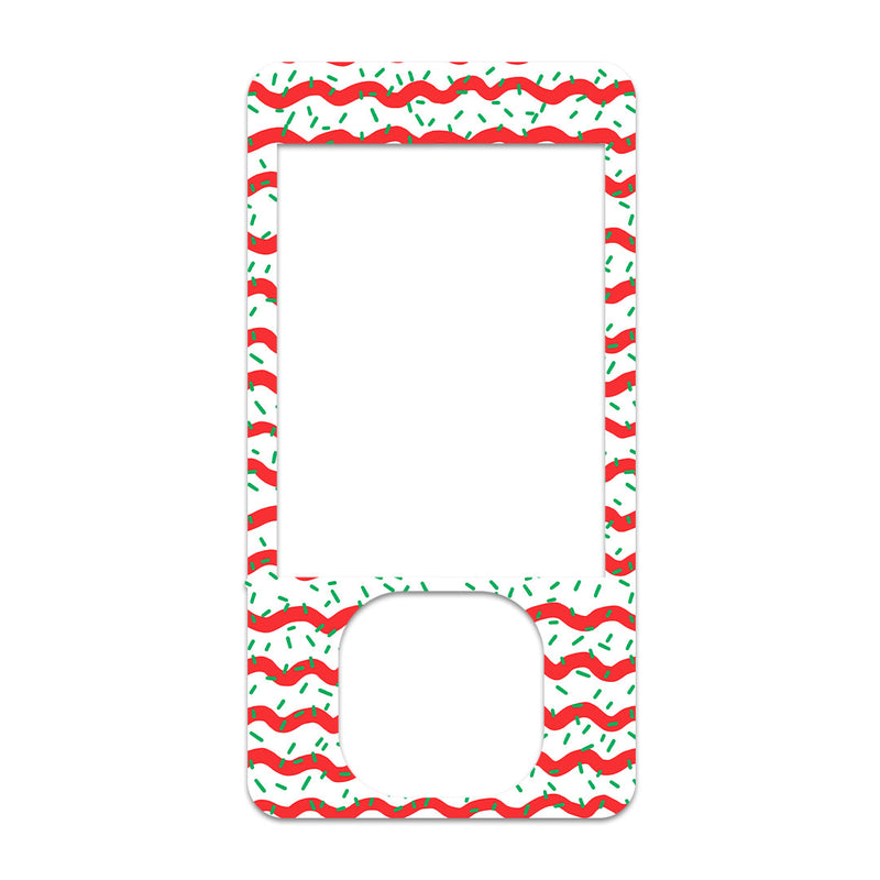 Peelz Christmas Icing Dexcom G7 and G6 Touchscreen Receiver Sticker - Pump Peelz Peelz/Stickers White Smoke