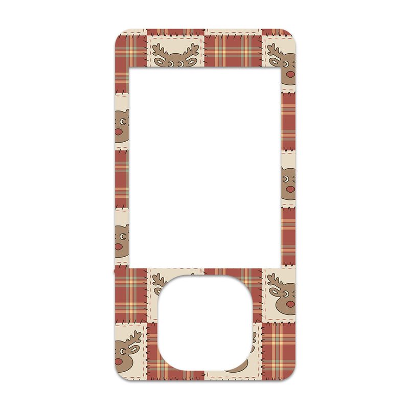 Peelz Rustic Reindeer Dexcom G7 and G6 Touchscreen Receiver Sticker - Pump Peelz Peelz/Stickers White Smoke
