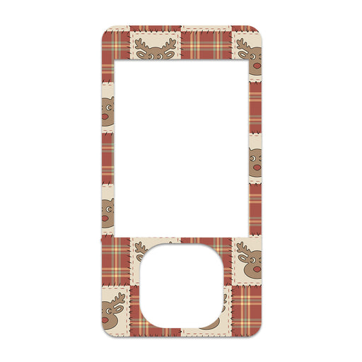 Peelz Rustic Reindeer Dexcom G7 and G6 Touchscreen Receiver Sticker - Pump Peelz Peelz/Stickers White Smoke