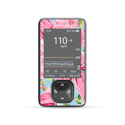 Peelz Blossom Bows DEXCOM G7 and G6 Touchscreen Receiver Sticker Peelz/Stickers Dim Gray