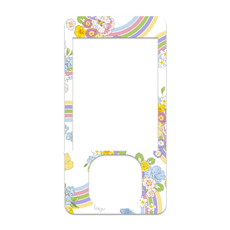 Peelz Rainbow Blooms DEXCOM G7 and G6 Touchscreen Receiver Sticker Peelz/Stickers White Smoke