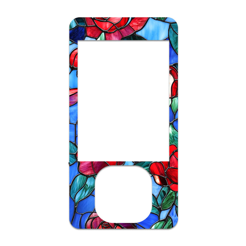 Peelz Crimson Blooms DEXCOM G7 and G6 Touchscreen Receiver Sticker Peelz/Stickers White Smoke