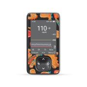 Peelz Jurassic Gingerbread Dexcom G7 and G6 Touchscreen Receiver Sticker - Pump Peelz Peelz/Stickers Dim Gray