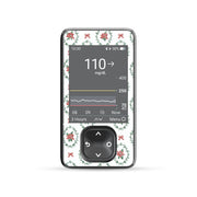 Peelz Poinsettia Parade Dexcom G7 and G6 Touchscreen Receiver Sticker - Pump Peelz Peelz/Stickers Dim Gray