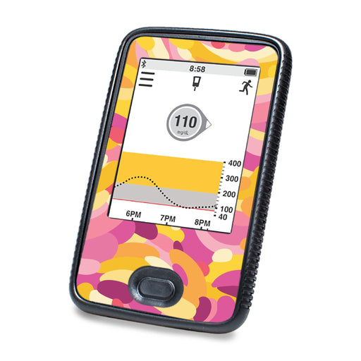 Peelz Jelly Swirl Dexcom G6 Touchscreen Receiver Sticker - Pump Peelz Peelz/Stickers White Smoke