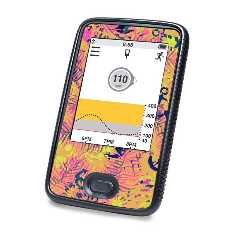 Peelz Electric Island Dexcom G6 Touchscreen Receiver Sticker - Pump Peelz Peelz/Stickers White Smoke