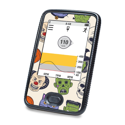 Peelz Monster Mash Dexcom G6 Touchscreen Receiver Sticker - Pump Peelz Peelz/Stickers White Smoke