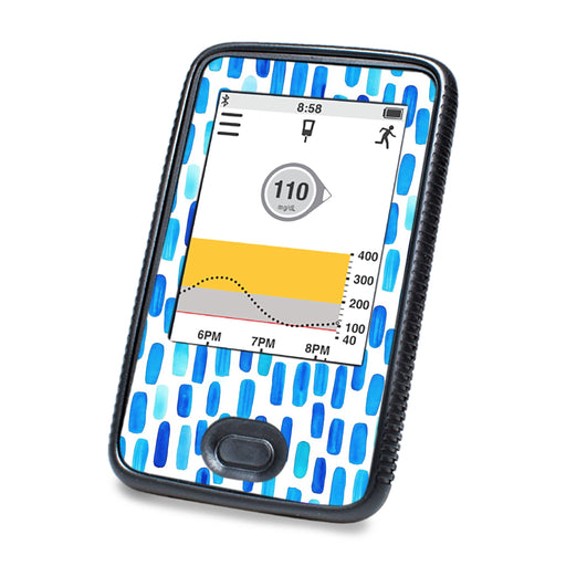 Peelz Level Lines Dexcom G6 Touchscreen Receiver Sticker - Pump Peelz Peelz/Stickers White Smoke