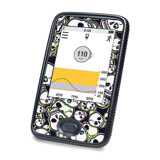 Peelz Bone Glow Dexcom G6 Touchscreen Receiver Sticker - Pump Peelz Peelz/Stickers White Smoke
