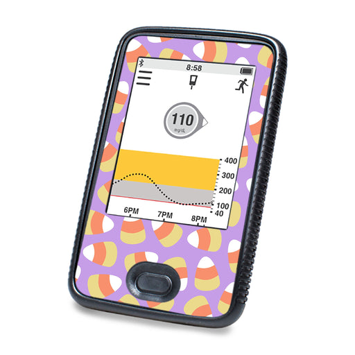 Peelz Candy Corn Dexcom G6 Touchscreen Receiver Sticker - Pump Peelz Peelz/Stickers White Smoke