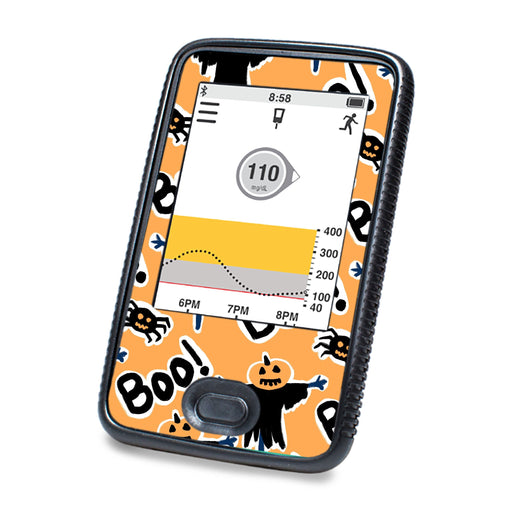 Peelz Pumpkin Boo Dexcom G6 Touchscreen Receiver Sticker - Pump Peelz Peelz/Stickers White Smoke
