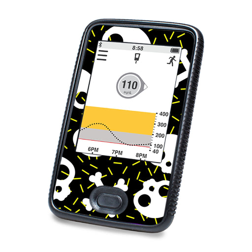 Peelz Bone Pop Dexcom G6 Touchscreen Receiver Sticker - Pump Peelz Peelz/Stickers White Smoke